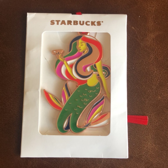 Starbucks Other - Starbucks 2017 Mermaid Enamel Ornament BNWT